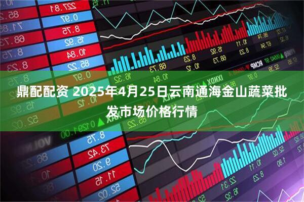鼎配配资 2025年4月25日云南通海金山蔬菜批发市场价格行情