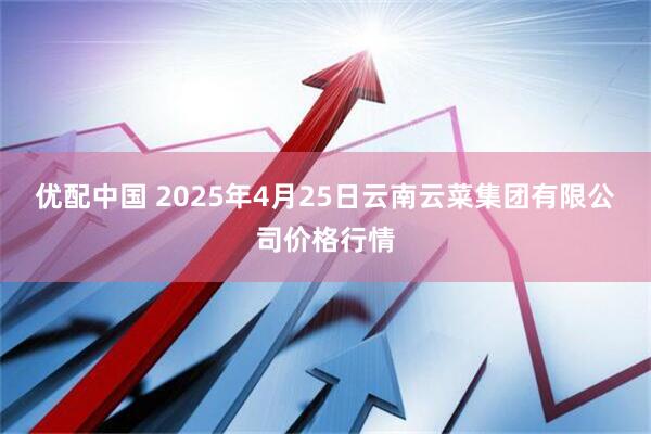 优配中国 2025年4月25日云南云菜集团有限公司价格行情