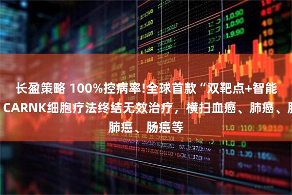 长盈策略 100%控病率!全球首款“双靶点+智能开关”CARNK细胞疗法终结无效治疗，横扫血癌、肺癌、肠癌等