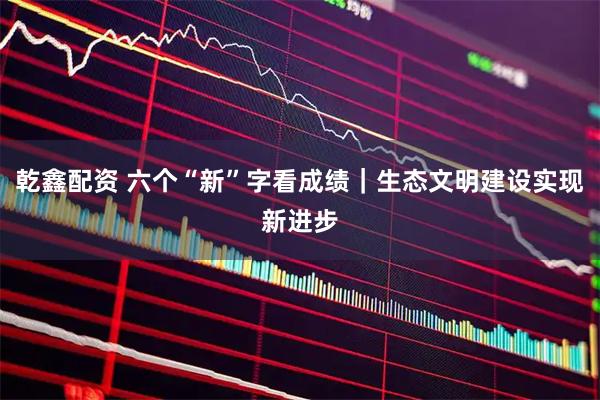 乾鑫配资 六个“新”字看成绩｜生态文明建设实现新进步