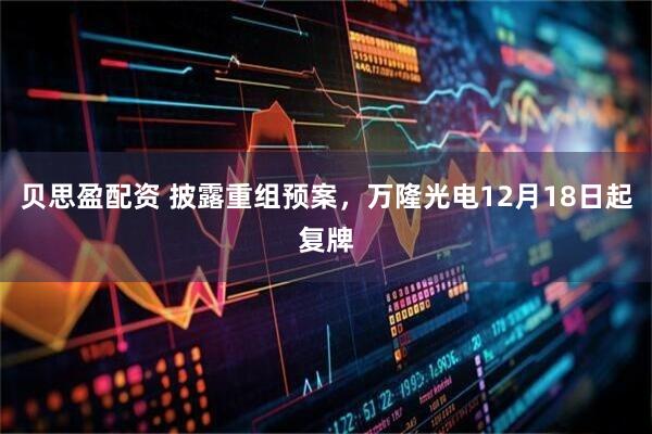 贝思盈配资 披露重组预案，万隆光电12月18日起复牌