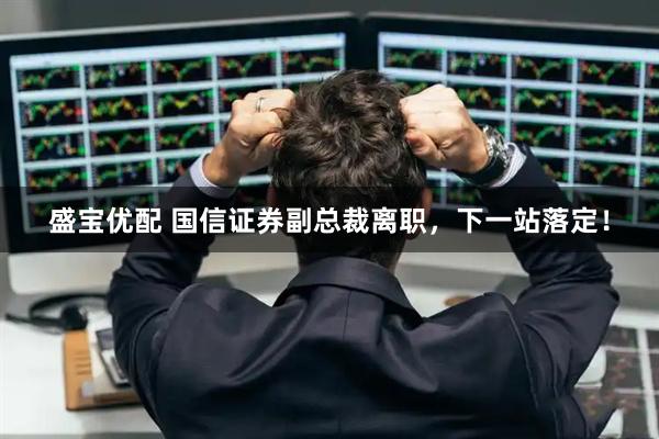 盛宝优配 国信证券副总裁离职，下一站落定！